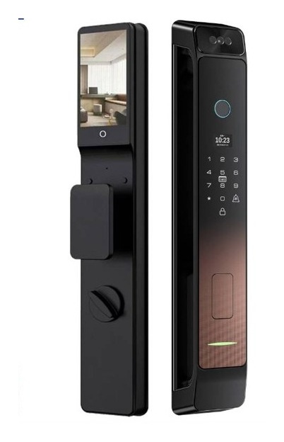 GAOYU Y01 Full-Auto Face Recognition Smart Lock - Rose Gold Gradient Screen